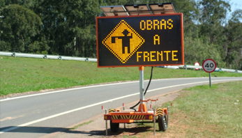 Painel De Mensagem Variável Móvel PMV-M 2800